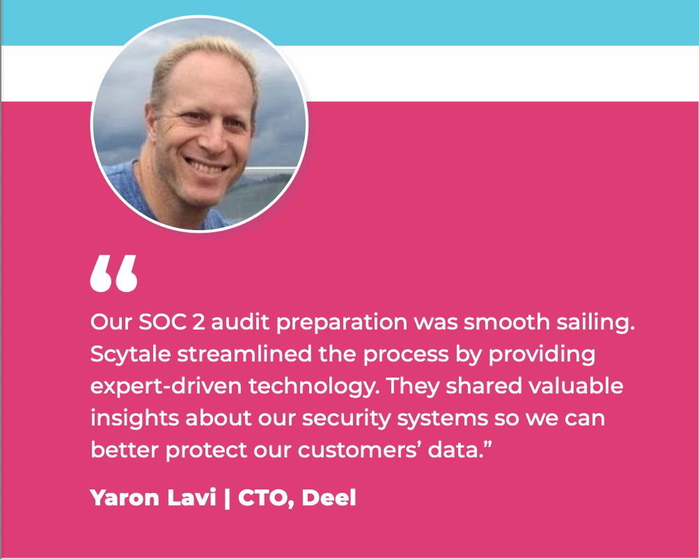 Quote from Yaron Lavi, CTO Deel 