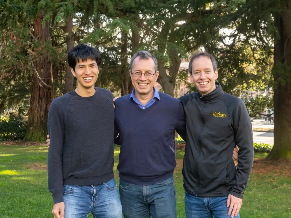 From left to right: Robert Nishihara, chief executive officer (CEO); Philip Moritz, chief technology officer (CTO); and Ion Stoica, executive chairman