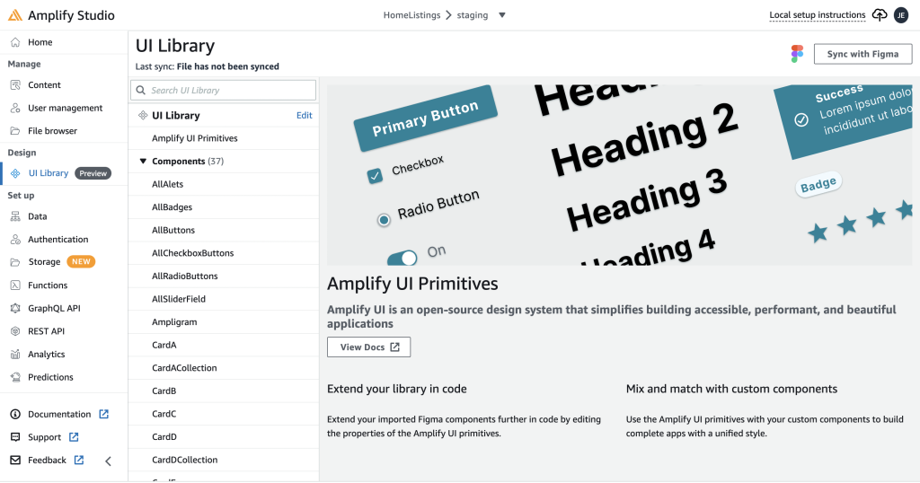 Versenden Sie Ihr MVP innerhalb weniger Stunden mit AWS Amplify Studio