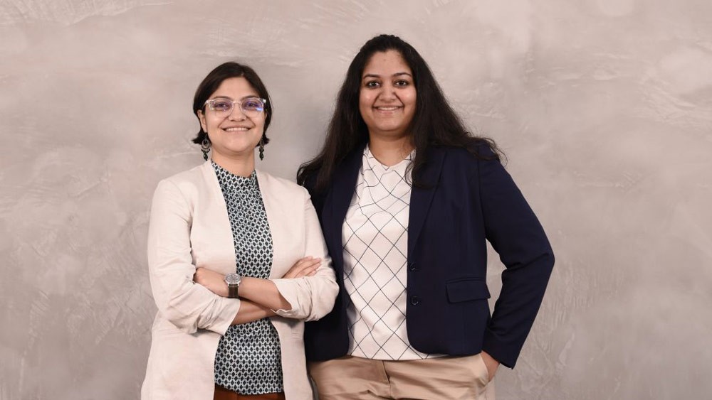 Dr. Praapti Jayaswal and Avlokita Tiwari, co-founders of AarogyaAI