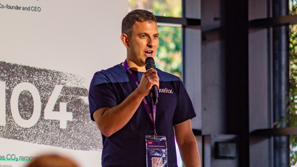 Xelix giving presentation
